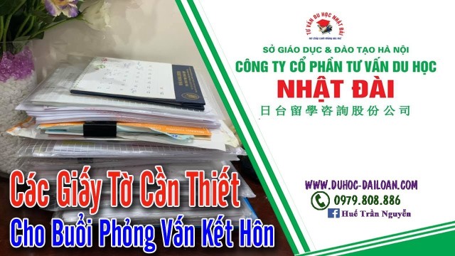 Giấy Tờ Kết Hôn Với Người Đài Loan (Phần 1) | Du Học Nhật Đài